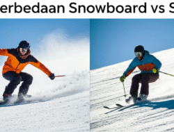 Perbedaan Snowboard vs Ski