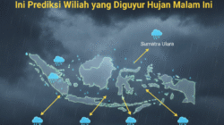 Sedia Payung Sebelum Hujan! Ini Prediksi Wilayah yang Diguyur Hujan Malam Ini