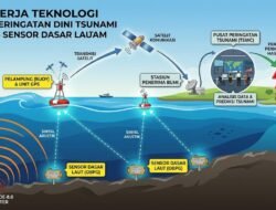 Cara Kerja Teknologi Sistem Peringatan Dini Tsunami Berbasis Sensor Dasar Laut Dalam